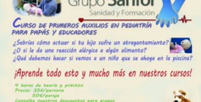 CURSO PRESENCIAL «PRIMEROS AUXILIOS EN PEDIATRÍA  PARA PADRES Y EDUCADORES»